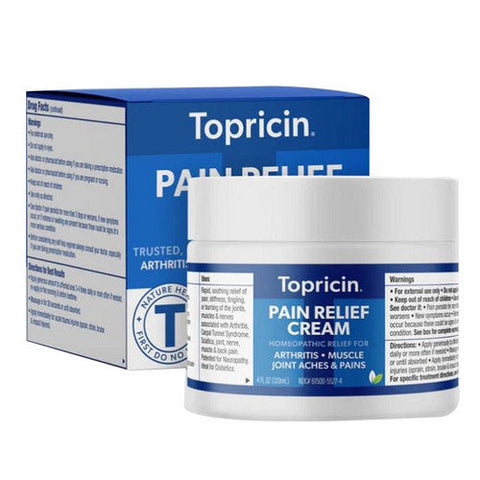 Topricin, Topricin  Cream, Jar, 4 oz Topricin