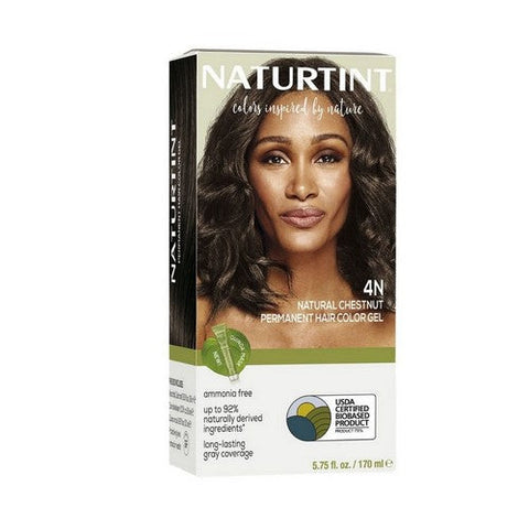 Naturtint, Permanent Hair Color 4N Natural Chestnut, 5.75 Oz Naturtint