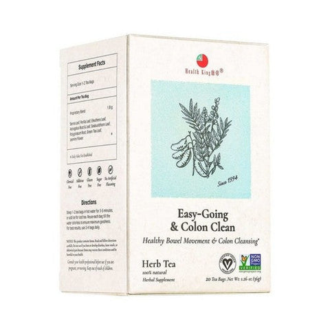 Health King, Easy Going Colon Clean Herb Tea, 20bg Health King