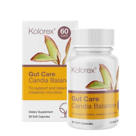 Kolorex, Gut Care Candida Balance, 60 Softgels Kolorex