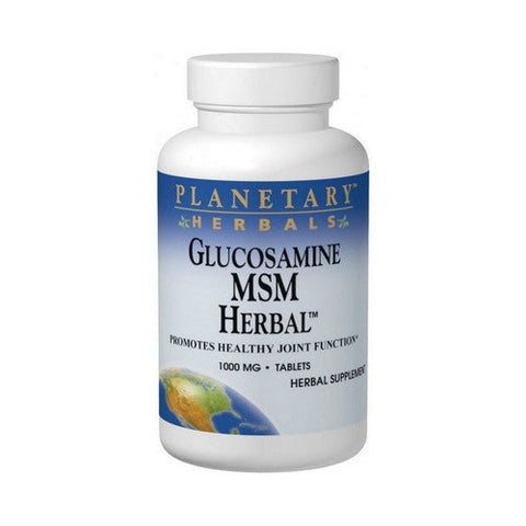 Planetary Herbals, Glucosamine MSM Herbal, 90 Tabs Planetary Herbals