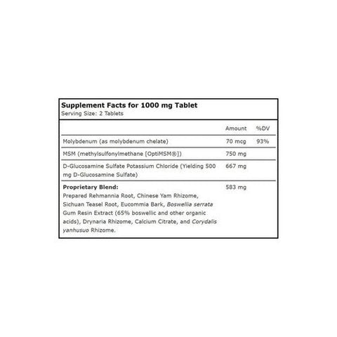 Planetary Herbals, Glucosamine MSM Herbal, 90 Tabs Planetary Herbals