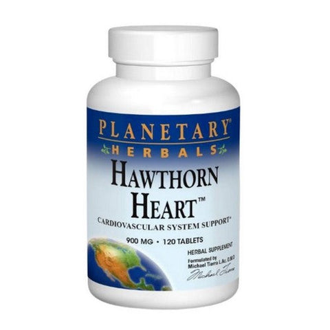 Planetary Herbals, Hawthorn Heart, 120 Tabs Planetary Herbals