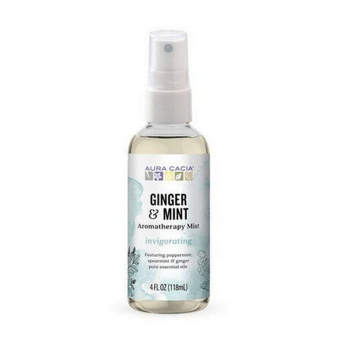 Aura Cacia, Aromatherapy Mist, Ginger/Mint 4 oz Aura Cacia