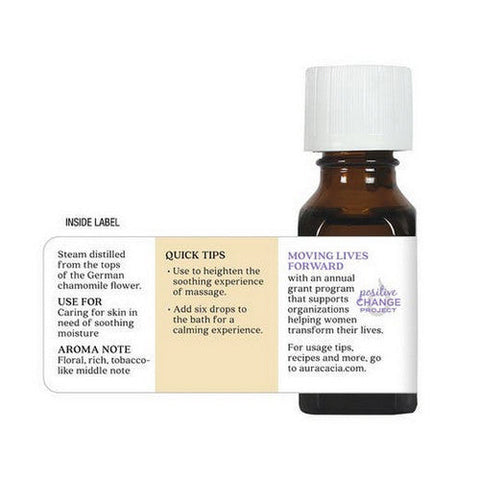 Aura Cacia, Precious Essentials Oil, German Chamomile Jojoba, 0.5 Oz Aura Cacia