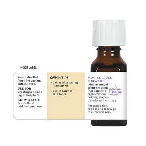 Aura Cacia, Precious Essentials Oil, Rose Otto W/Jojoba 0.5 Fl Oz Aura Cacia