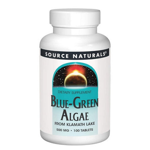 Source Naturals, Blue-Green Algae, 500 MG, 100 Tabs Source Naturals