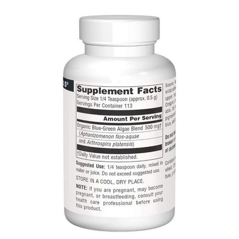Source Naturals, Blue-Green Algae, Powder 2 Oz Source Naturals