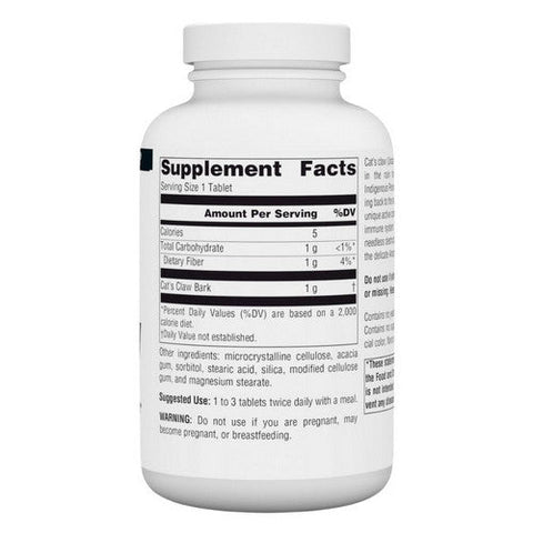 Source Naturals, Cat's Claw, 1000 MG, 120 Tabs Source Naturals