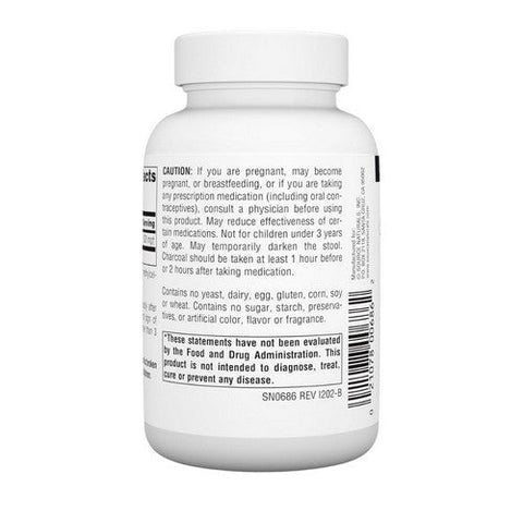 Source Naturals, Charcoal, 260 MG, 100 Caps Source Naturals