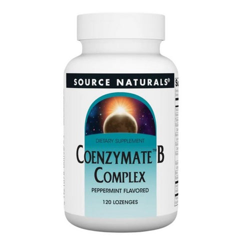 Coenzymate B Complex Sublingual Peppermint 120 Tabs by Source Naturals