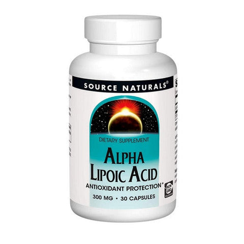 Source Naturals, Alpha Lipoic Acid, 300 mg, 30 Caps Source Naturals