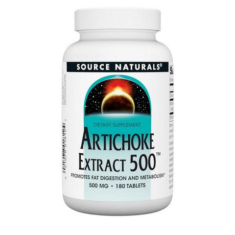 Source Naturals, Artichoke Extract, 500 mg, 180 Tabs Source Naturals