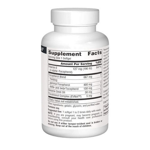 Source Naturals, Gamma E 400 Complex, 60 Softgels Source Naturals