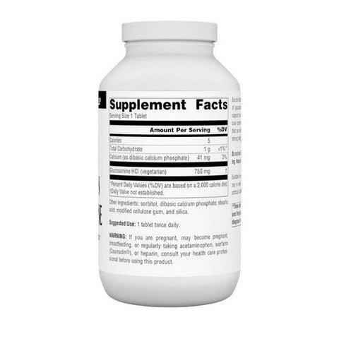 Source Naturals, Vegetarian Glucosamine, 750 mg, 240 Tabs Source Naturals