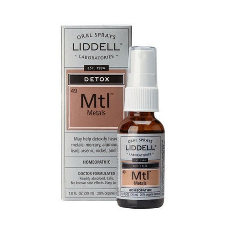 Liddell Laboratories, Homeopathic Detox Metals Spray, 1 OZ Liddell Laboratories
