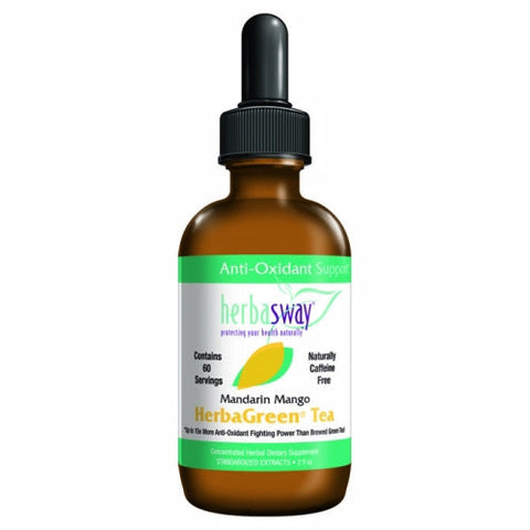 Herbasway, Herbagreen Tea - MANDARIN MANGO, 2 OZ Herbasway