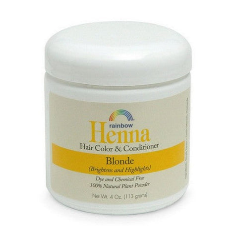 Rainbow Research, Henna Hair Color And Conditioner Blonde, 4 Oz Rainbow Research