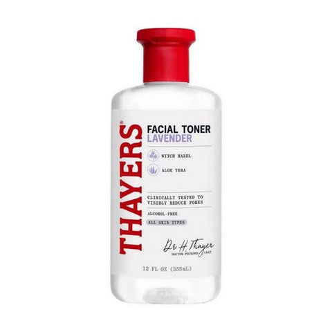 Thayers, Witch Hazel Toner, LAVENDER ALCOHOL FREE, 12 OZ
