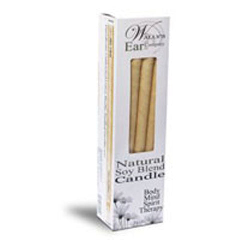Wallys Natural Products, All Natural Soy Blend Candle, PLAIN, 12 CT Wallys Natural Products