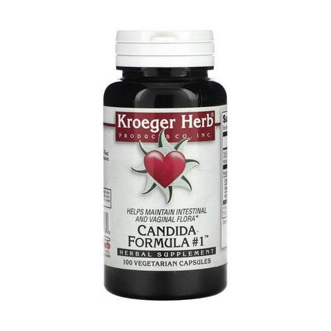 Kroeger Herb, Candida Formula 1, 100 Cap