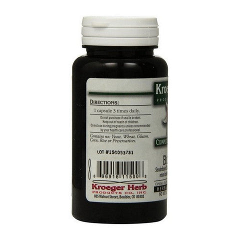 Kroeger Herb, Bilberry 25%, 90 Veg Caps Kroeger Herb