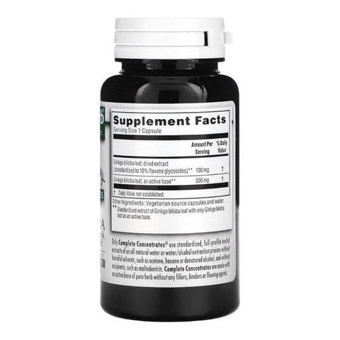 Kroeger Herb, Complete Concentrates Ginkgo Biloba, 90 Cap Kroeger Herb