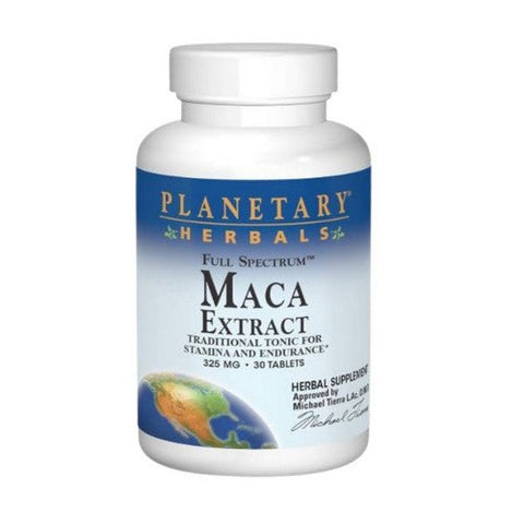 Planetary Herbals, Full Spectrum Maca Extract, 325 mg, 30 Tabs Planetary Herbals