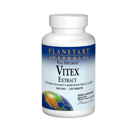 Planetary Herbals, Full Spectrum Vitex Extract, 120 Tabs Planetary Herbals