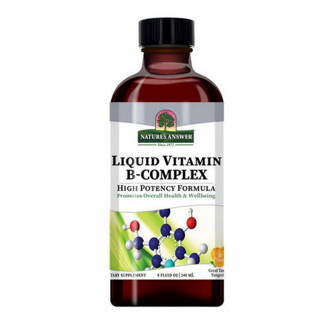 Nature's Answer, Liquid Vitamin B Complex, Natural Tangerine, 8 oz Nature's Answer