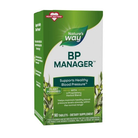 BP Manager 90 Tabs by Nature's Way