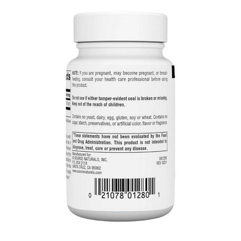 Source Naturals, Taurine, 500 mg, 60 Tabs Source Naturals