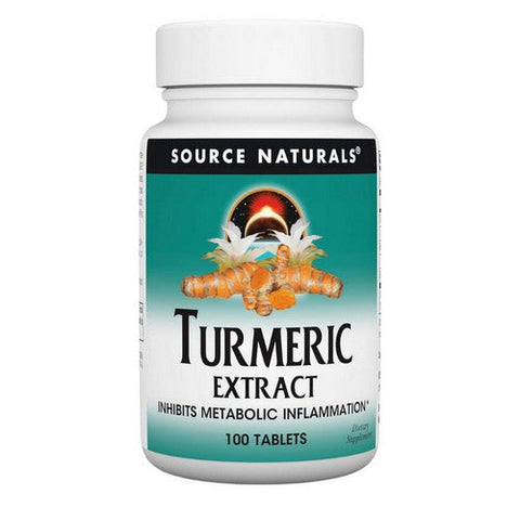 Source Naturals, Turmeric Extract, 100 Tabs Source Naturals