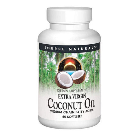 Source Naturals, Extra Virgin Coconut Oil, 60 Softgels Source Naturals