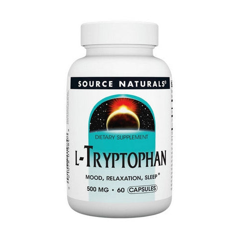 Source Naturals, L-Tryptophan, 500 MG, 60 Caps Source Naturals