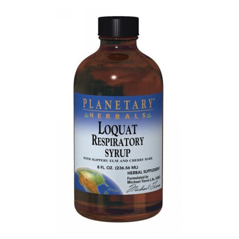 Planetary Herbals, Loquat Respiratory Syrup, 8 fl oz Planetary Herbals