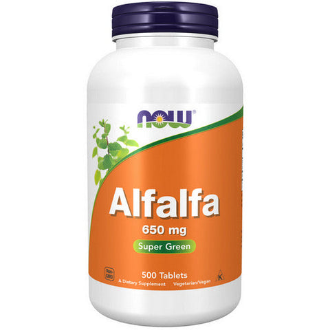 Now Foods, Alfalfa, 650 Mg, 500 Tabs