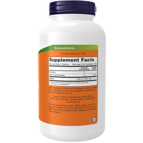 Now Foods, Alfalfa, 650 Mg, 500 Tabs