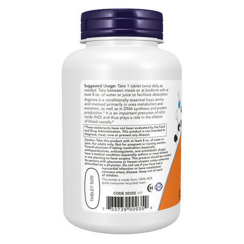 Now Foods, L-Arginine Double Strength, 1000 Mg, 120 Tabs Now Foods