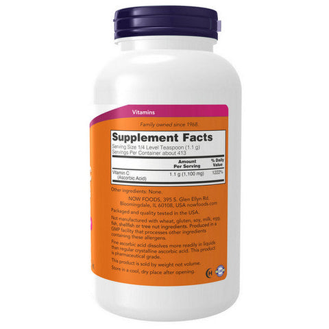 Now Foods, Vitamin C Crystals, 1 lbs Now Foods