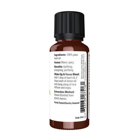 Now Foods, Basil Oil, 1 OZ Now Foods