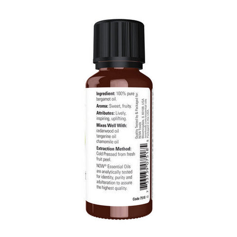 Now Foods, Bergamot Oil, 1 OZ Now Foods