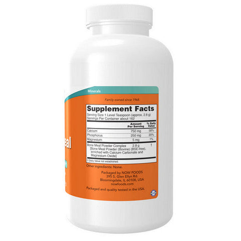 Now Foods, Bone Meal Powder, 16 OZ Now Foods