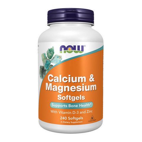 Now Foods, Calcium & Magnesium, 240 Softgels Now Foods