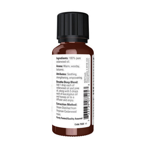 Now Foods, Cedarwood Oil, 1 Oz Now Foods