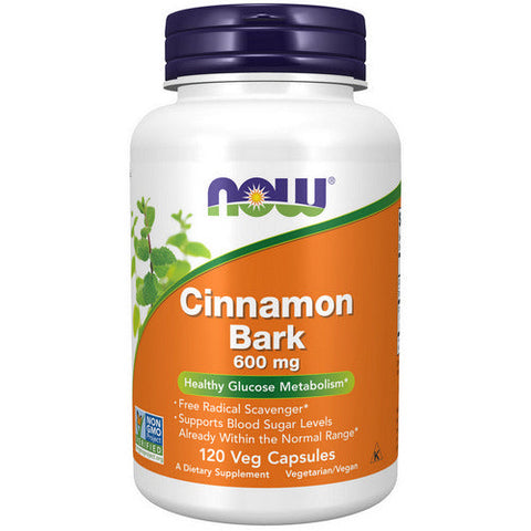 Now Foods, Cinnamon Bark, 600 mg, 120 Caps Now Foods