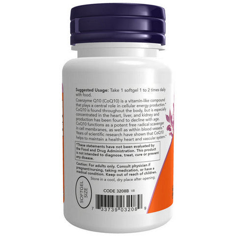 Now Foods, CoQ10, 100 mg, 50 Softgels Now Foods