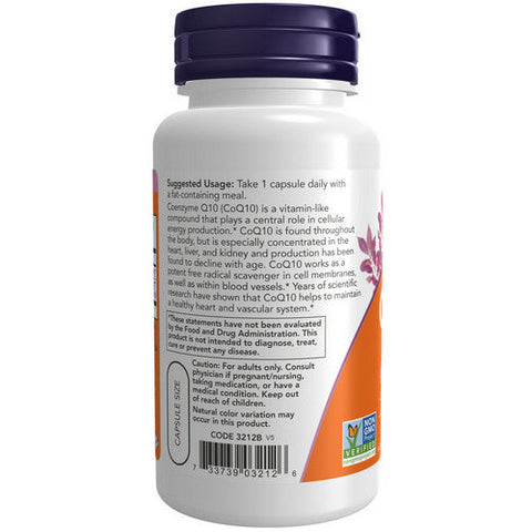 Now Foods, CoQ10 with Hawthorn Berry Vegetarian, 100 mg, 90 Veg Caps Now Foods