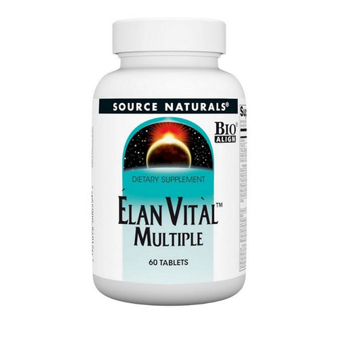Source Naturals, Elan Vital Multiple, 60 Tabs Source Naturals
