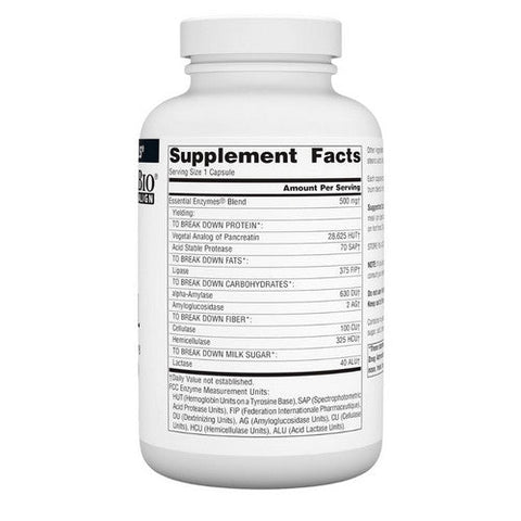 Source Naturals, Essential Enzymes, 500 mg, 240 Caps Source Naturals